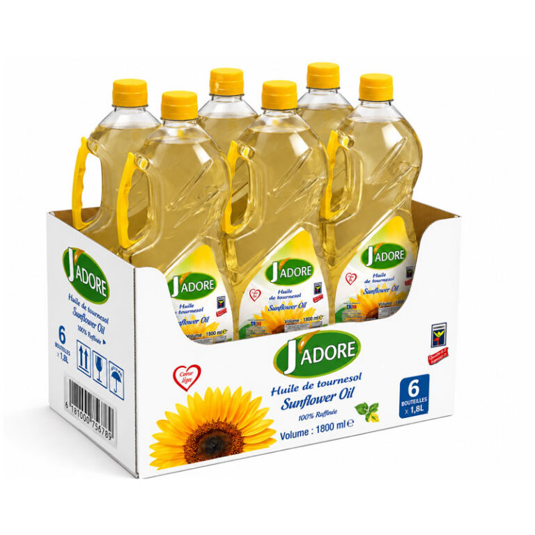 Carton huile j’adore 6 x 1.8L - RavitExpress - Ravitaillement - Dakar, Sénégal