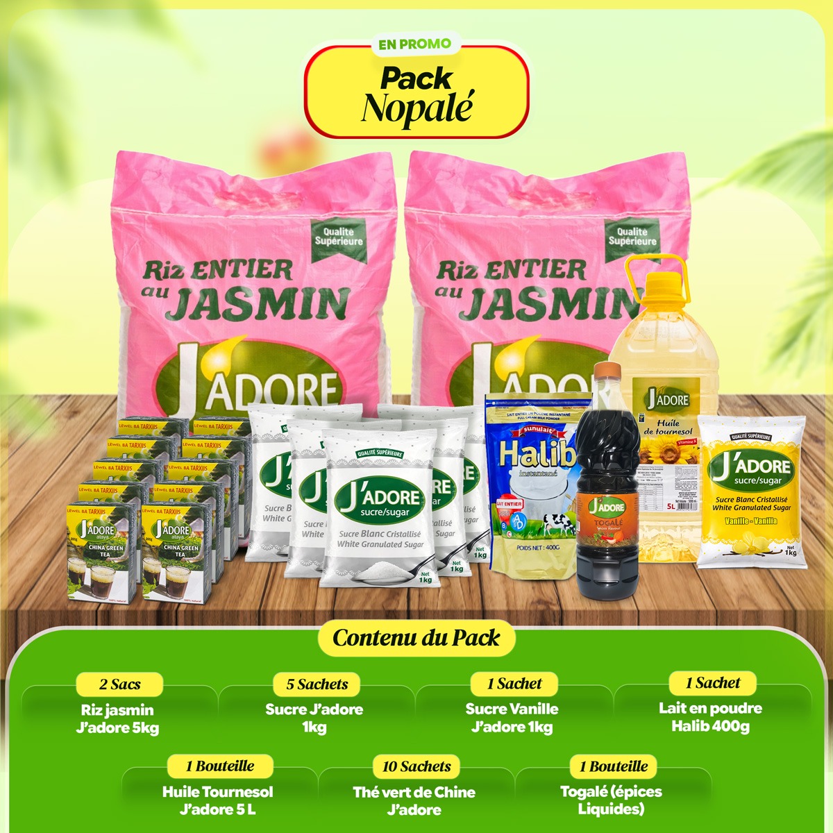 Pack Nopalé – L'équilibre parfait pour votre confort à Dakar Pack Nopalé – L'équilibre parfait pour votre confort à Dakar