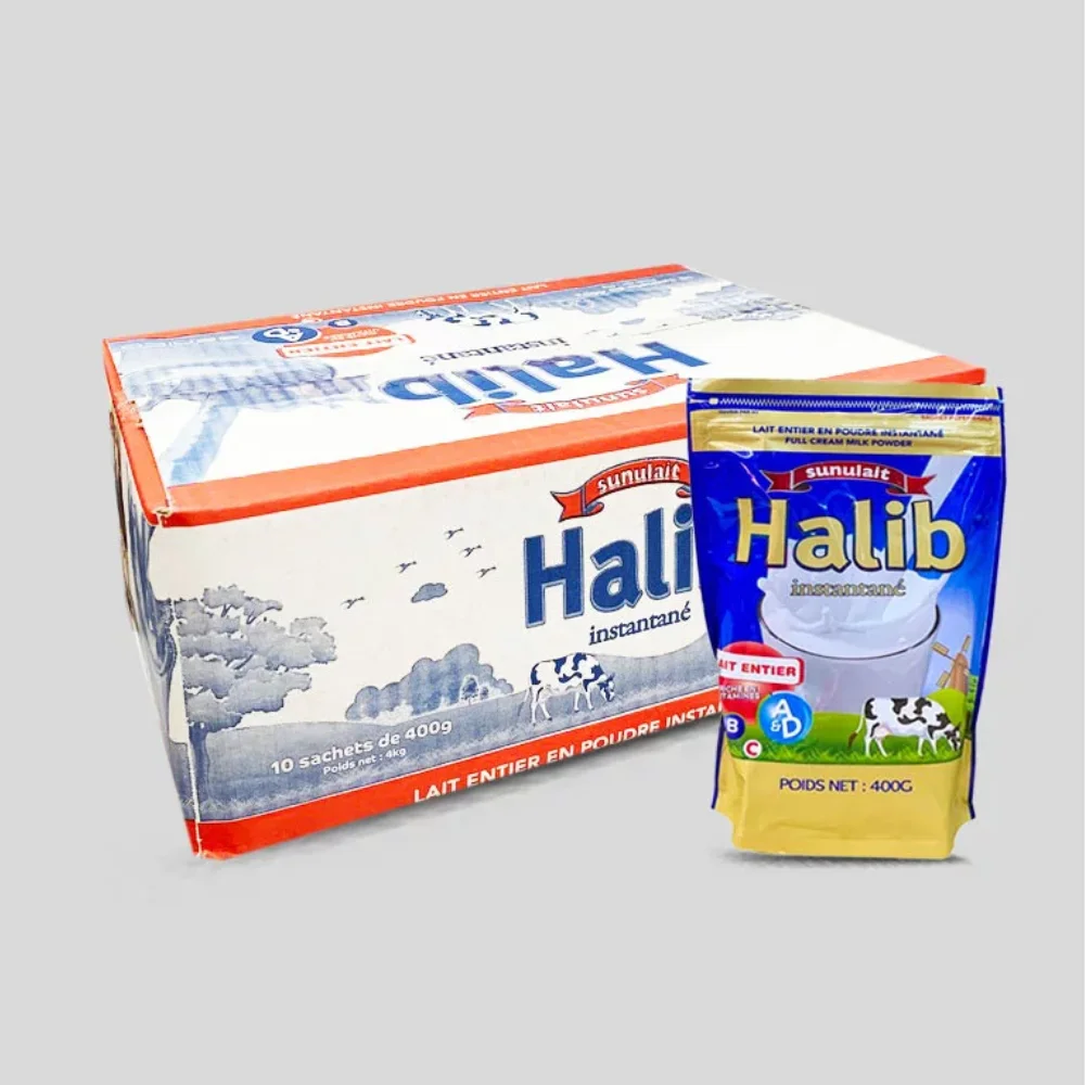 Lait en poudre Haib - Carton de 10 Sachets de 400G - RavitExpress - Ravitaillement - Dakar, Sénégal Lait en poudre Haib - Carton de 10 Sachets de 400G - RavitExpress - Ravitaillement - Dakar, Sénégal