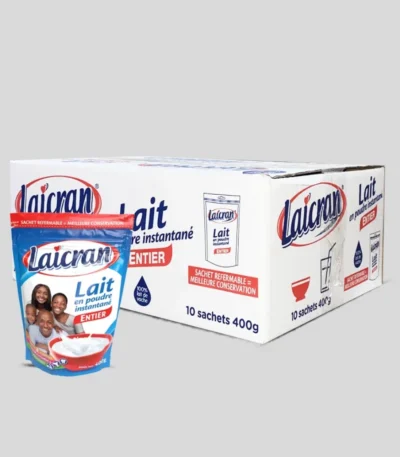 Lait en poudre Laicran - Carton de 10 Sachets de 400G - RavitExpress - Ravitaillement - Dakar, Sénégal