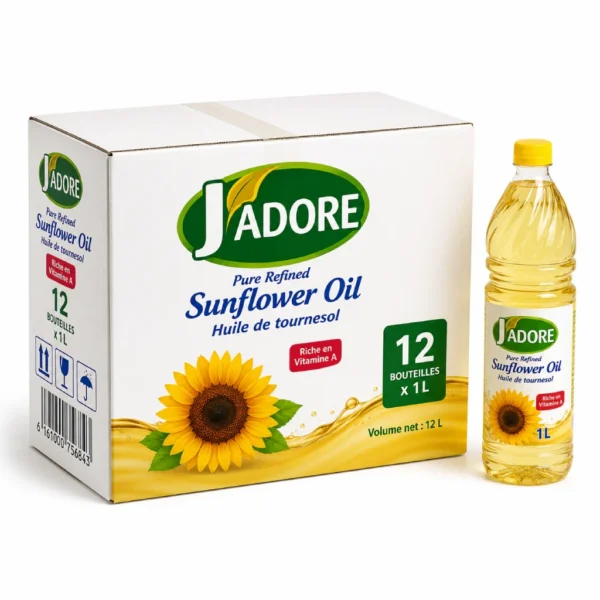 HUILE JADORE 12X1Litres - RavitExpress - Ravitaillement - Dakar, Sénégal